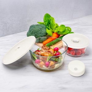 Omini萬用圓形玻璃真空盒套組含SEAL•Mode真空機